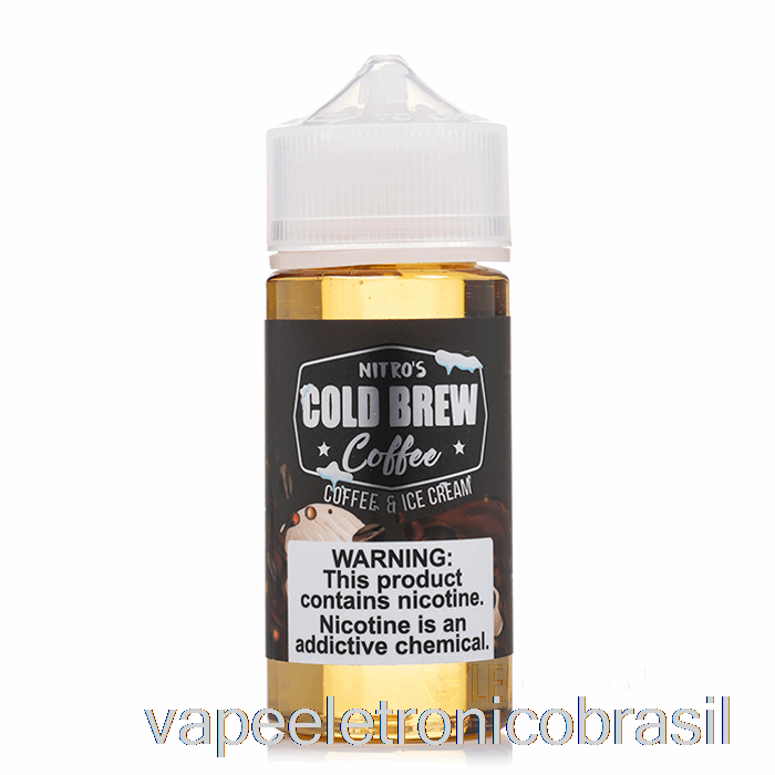 Vape Eletronico Café E Sorvete - Nitros Cold Brew - 100ml 6mg